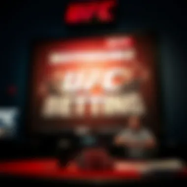 A responsible gaming poster with UFC themes