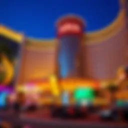 Architectural marvel of Aria Casino showcasing its modern design