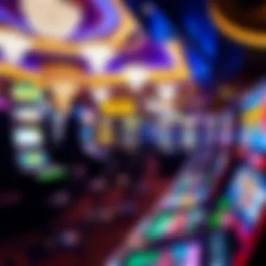 Vivid display of gaming options available at Aria Casino