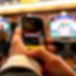 Downloading the BetMGM mobile app interface on a smartphone