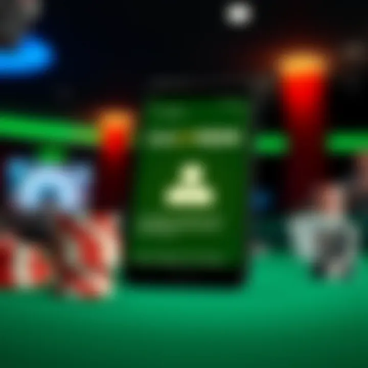 Responsible Gaming Features in BetMGM App Highlighting responsible gaming features within the app