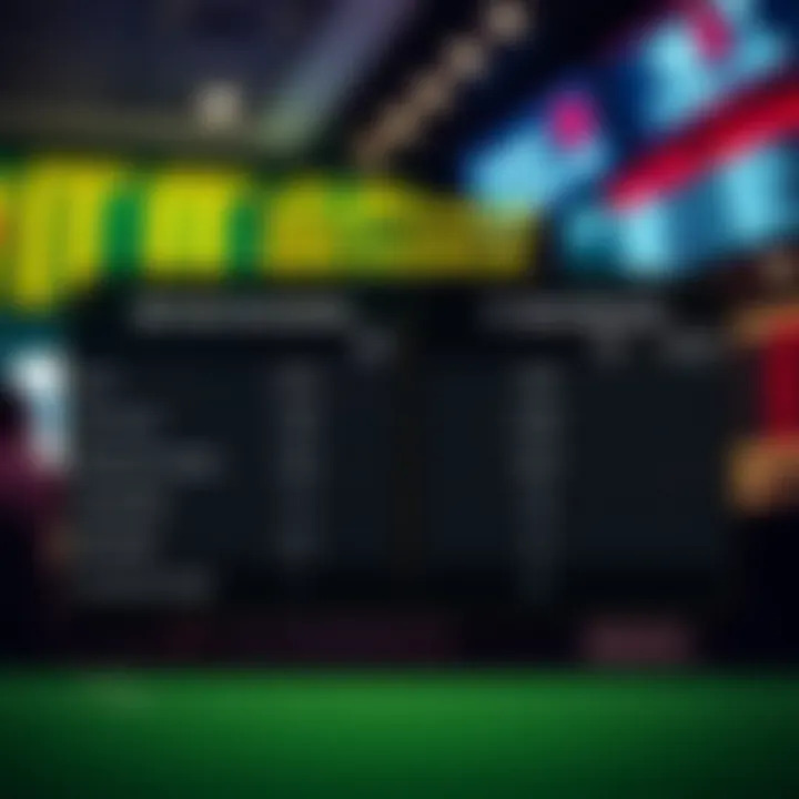 Betting Exchanges vs. Traditional Sportsbooks Comparison chart of betting exchanges and sportsbooks