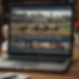 A digital interface showcasing online betting options for the Kentucky Derby