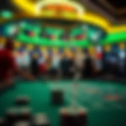 Visual representation of betting algorithms in action