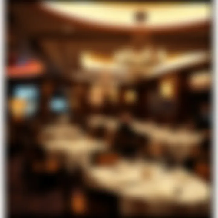 Luxurious dining experience at Caesars Southern Indiana showcasing elegant decor