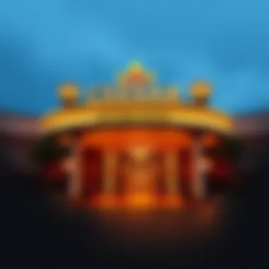 Exterior view of Caesars Southern Indiana casino highlighting its entrance