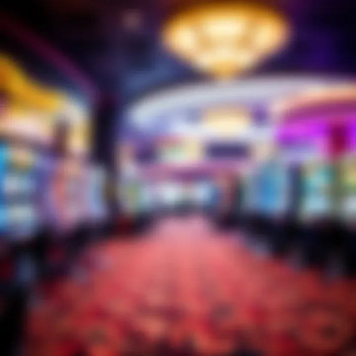 Exciting gaming floor at Caesars Southern Indiana filled with various gaming options