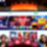 Casino Days homepage showcasing a vibrant interface