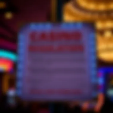 Understanding Casino Regulations Casino regulation signage depicting rules and guidelines