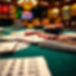 A variety of betting slips laid out on a table highlighting different betting types