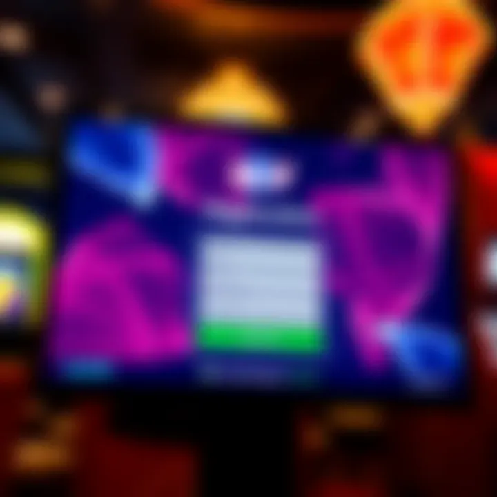 Online Registration Interface Visual representation of online registration on a digital platform