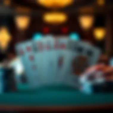 Visual representation of poker card rankings