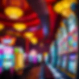 Vibrant gaming floor at Coushatta Casino Resort