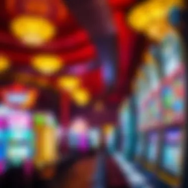 Vibrant gaming floor at Coushatta Casino Resort