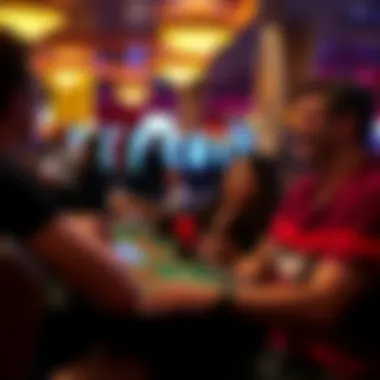 Group of friends enjoying a game at Coushatta