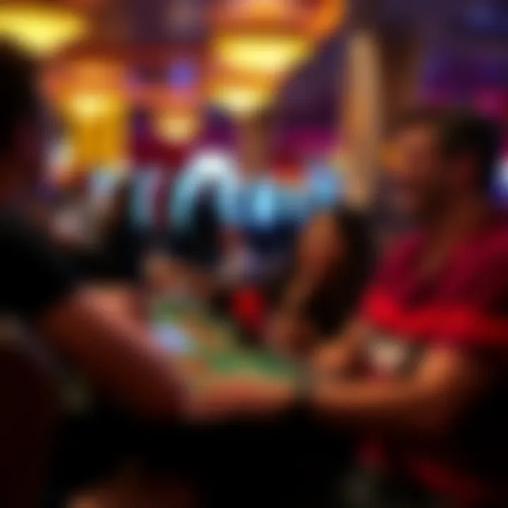 Group of friends enjoying a game at Coushatta