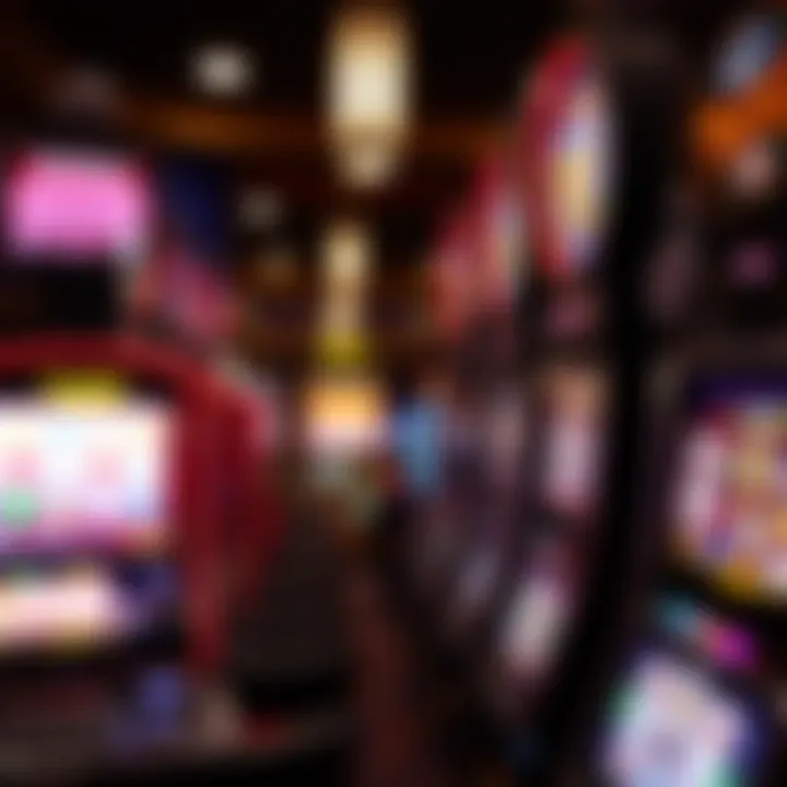 Diverse selection of slot machines