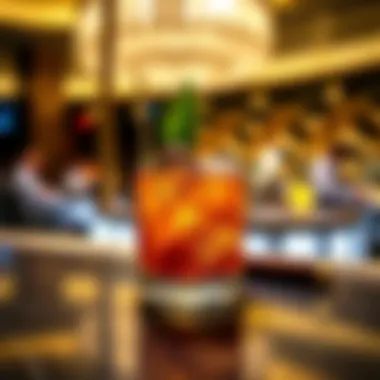 Local Inspiration in Crafted Beverages Artfully crafted beverage showcasing local ingredients