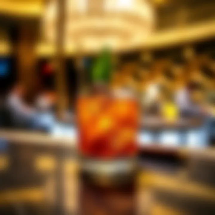 Local Inspiration in Crafted Beverages Artfully crafted beverage showcasing local ingredients