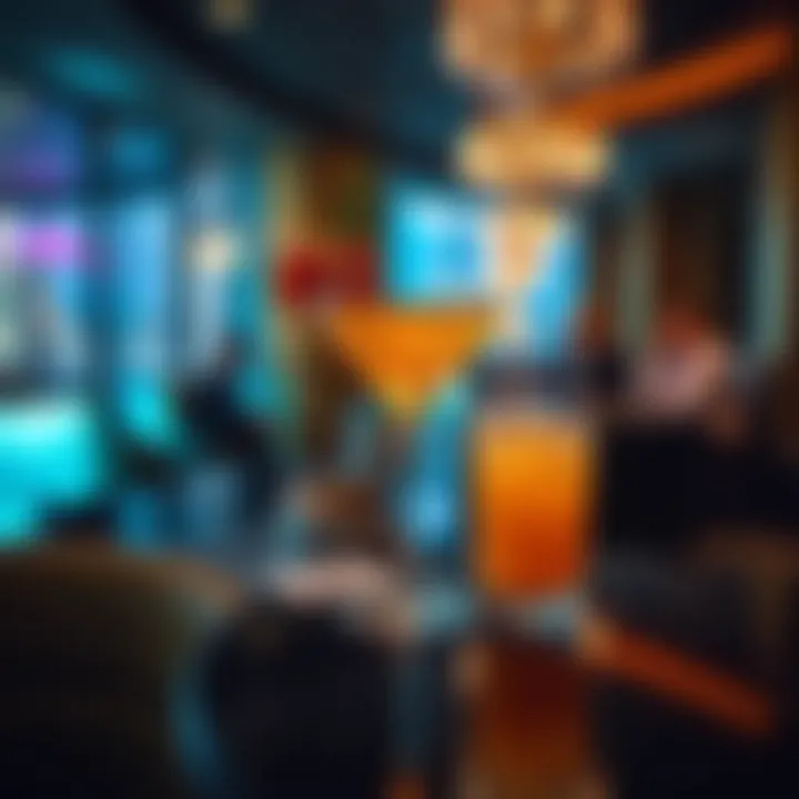 Sophisticated Vibes in Cosmopolitan's Lounges Chic lounge ambiance with sophisticated drink offerings