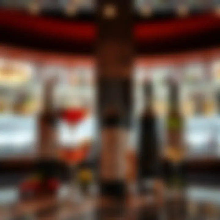 Exquisite Wines at The Cosmopolitan Inviting wine selection from a luxurious bar