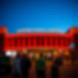 Exterior view of Empire State Casino Yonkers showcasing its vibrant façade