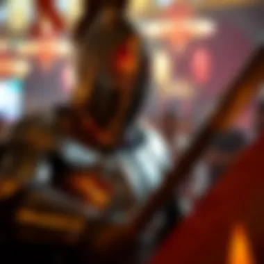 The Valor of the Knight Knight in shining armor ready for combat