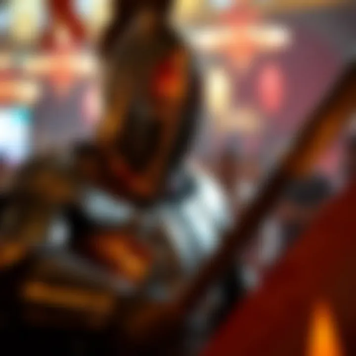 The Valor of the Knight Knight in shining armor ready for combat