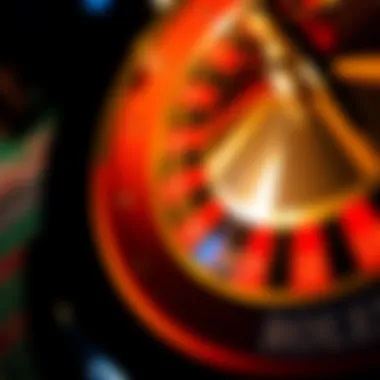 Roulette Wheel of Chance A dramatic image of a roulette wheel spinning, representing chance