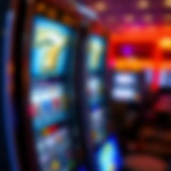 High-Paying Slot Machine Display Close-up of a high-paying slot machine display