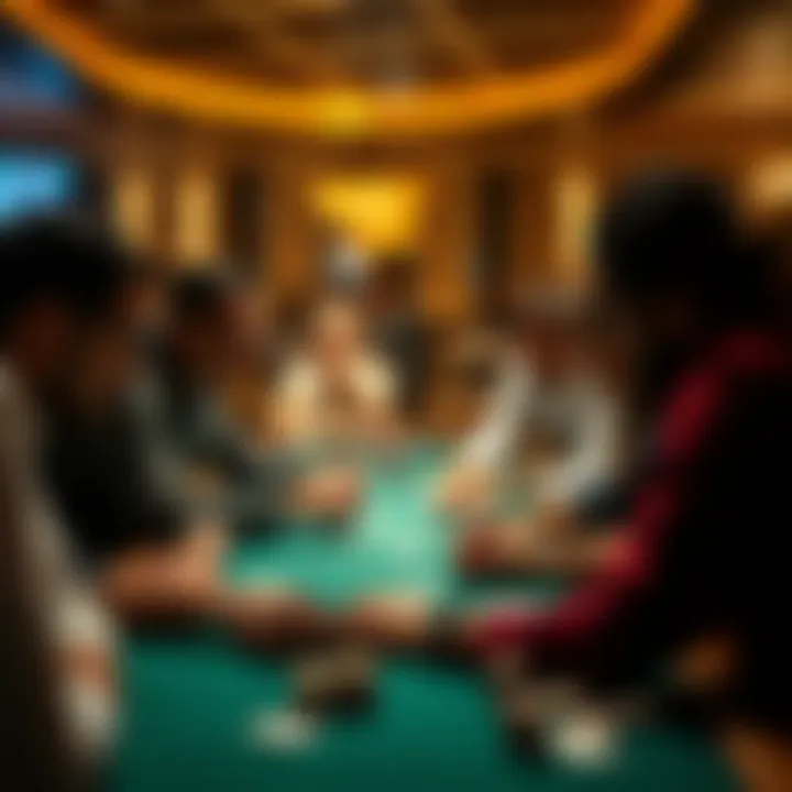 The Strategy Behind Poker Group of individuals engaged in a strategic poker game
