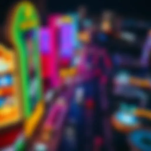 Vibrant Casino Strip at Night Aerial view showcasing the vibrant casino strip at night