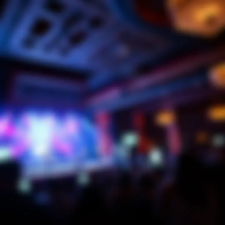 Live Entertainment at the Casino Entertainment venue with live performance stage and audience