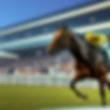 Thoroughbred racing at the Kentucky Derby