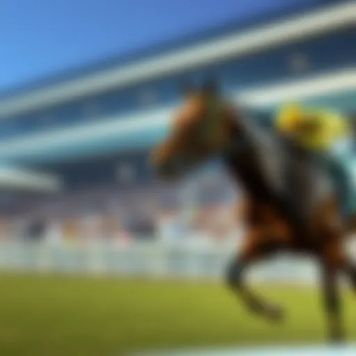 Thoroughbred racing at the Kentucky Derby