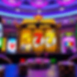 Visual representation of a vibrant online slot game featuring dynamic bonus rounds.