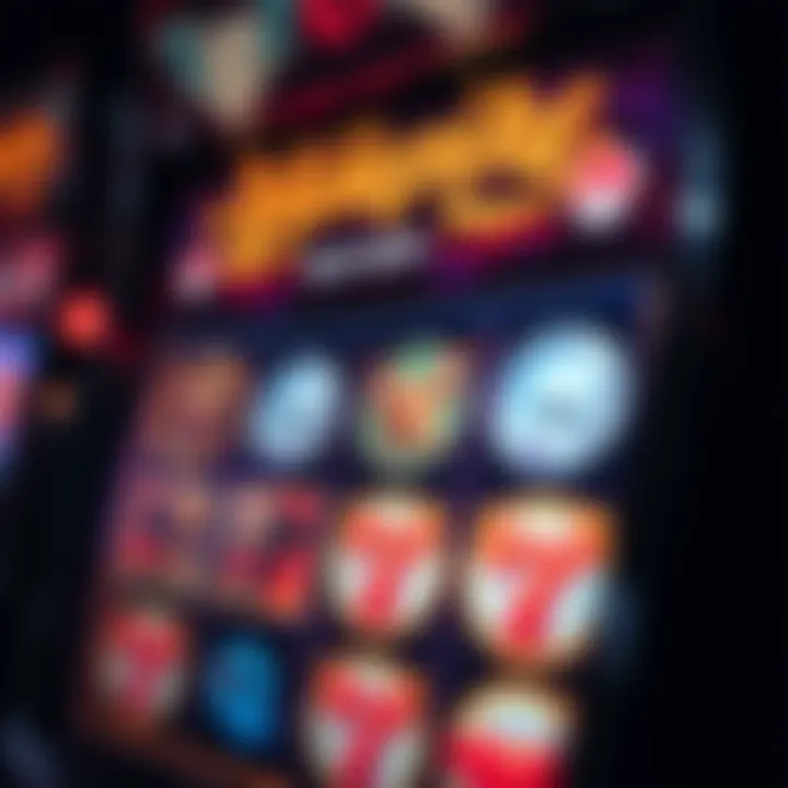 Close-up of vampire-themed slot game screen showcasing symbols