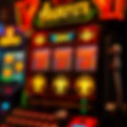 Vampire-themed slot machine with glowing symbols