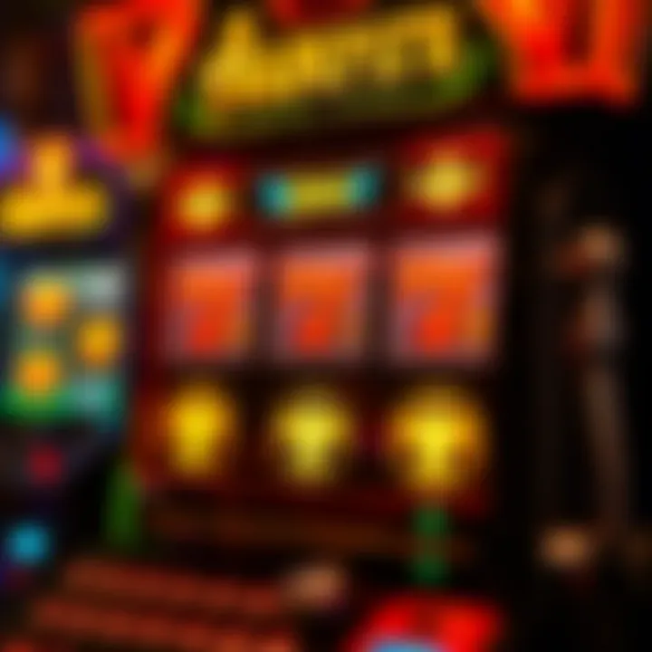 Vampire-themed slot machine with glowing symbols