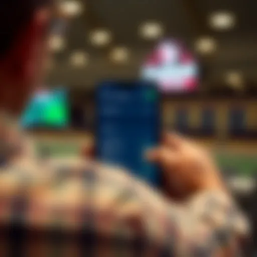 User Interface of Kentucky Derby Betting App Overview of a Kentucky Derby betting app interface