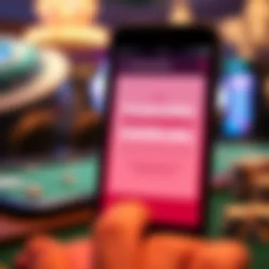 Promoting Responsible Gambling Practices Responsible gambling message displayed on a betting app