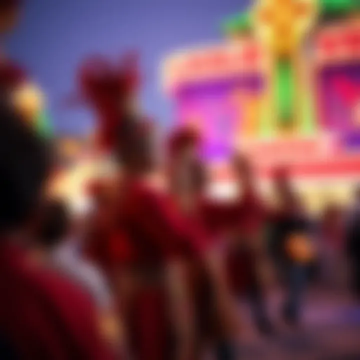 Vibrant Cultural Performance in Las Vegas Cultural performance highlighting Las Vegas entertainment