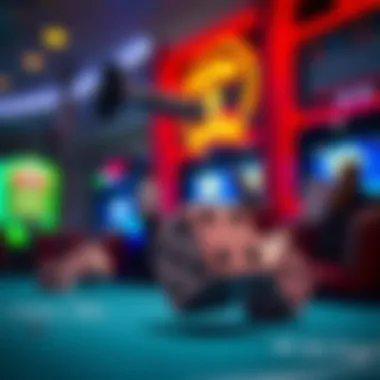 The Thrill of the Dice Roll Close-up of dice being thrown in a thrilling casino atmosphere