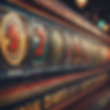 Vibrant Symbols of Lucky Seven Slots Visual representation of Lucky Seven Slots featuring vibrant symbols
