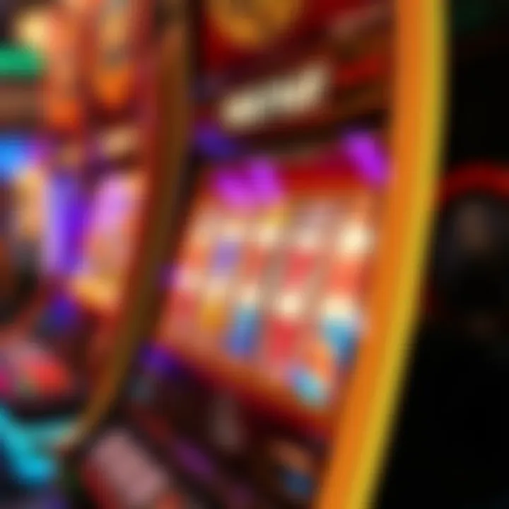 Exciting free play interface on a luxury slot machine