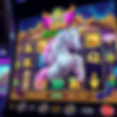 Gameplay Mechanics and Bonus Features An overview of the bonus features and gameplay mechanics displayed on the slot machine interface.