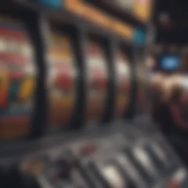 A close-up view of a jackpot win display on a slot machine