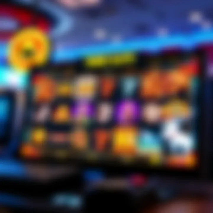 Innovative online slot game interface showcasing diverse themes