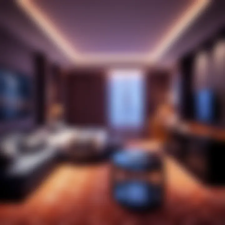 Luxurious non-smoking suite with modern decor