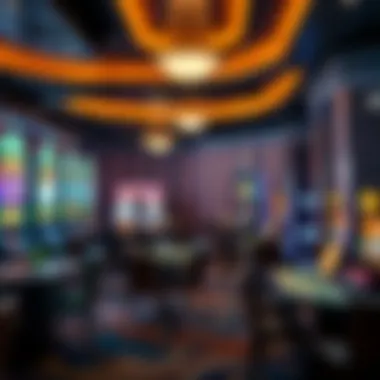 Tranquil atmosphere in a smoke-free casino area